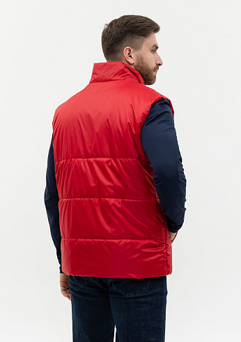 Жилет унисекс STAN утепленный таффета 210T,200, 84, Чёрный,  (20)  (60-62/5XL)