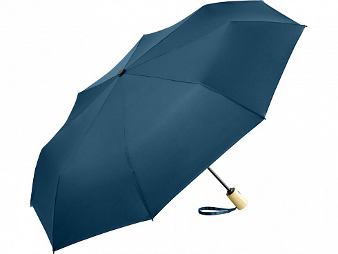 Зонт складной 5429 ÖkoBrella из бамбука, полуавтомат, navy — РПК «Прогресс»