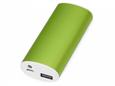 Портативное зарядное устройство Квазар, 4400 mAh, зеленое яблоко — РПК «Прогресс»
