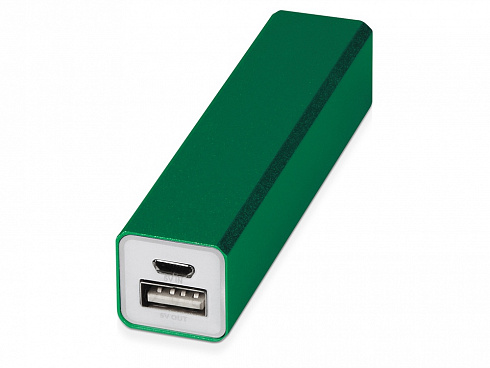 Портативное зарядное устройство Брадуэлл, 2200 mAh, зеленый — РПК «Прогресс»