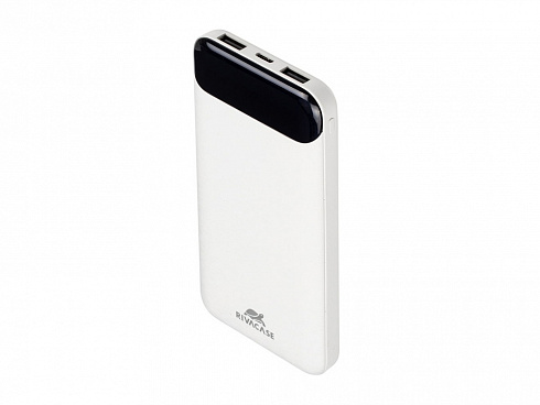 RIVACASE VA2240 (10000mAh) с дисплеем, белый, внешний аккумулятор 12/48 — РПК «Прогресс»