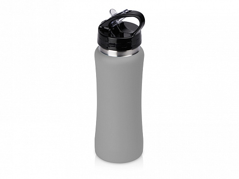 Бутылка для воды Bottle C1, сталь, soft touch, 600 мл, серый — РПК «Прогресс»