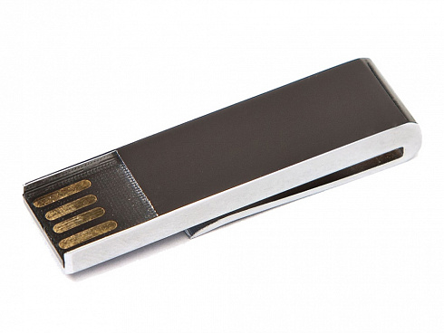 USB-флешка на 16 Гб в виде зажима для купюр, серебро — РПК «Прогресс»
