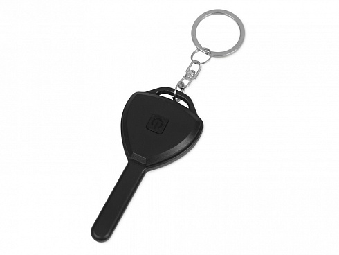 Брелок-фонарик COB Switch, черный — РПК «Прогресс»