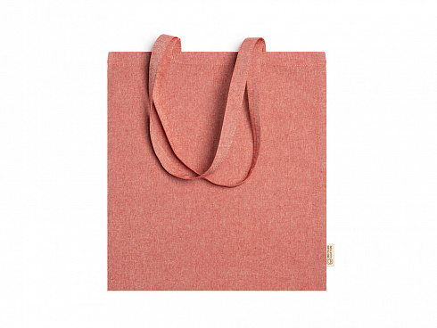 Сумка RIVOLI из 100% переработанного хлопка, красный — РПК «Прогресс»