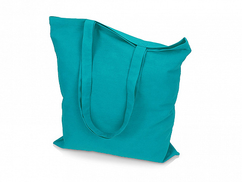 Сумка для шопинга Carryme 140 хлопковая, 140 г/м2, бирюзовый 320C NEW — РПК «Прогресс»