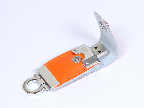 USB-флешка на 16 Гб в виде брелка, оранжевый — РПК «Прогресс»