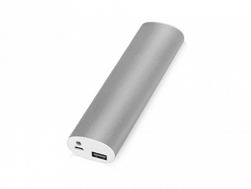 Портативное зарядное устройство Спайк, 8000 mAh, серебристый — РПК «Прогресс»