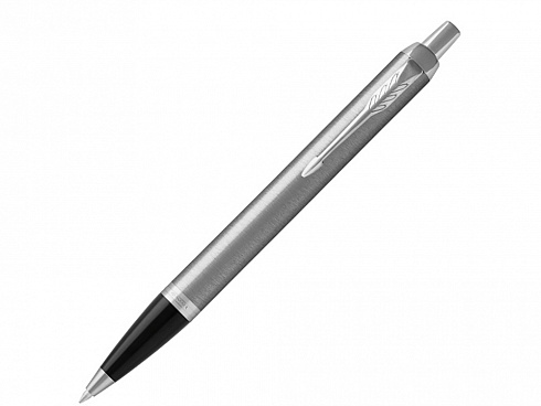 Шариковая ручка Parker IM Stainless Steel CT, стержень: M, цвет чернил: blue, в подарочной упаковке. — РПК «Прогресс»