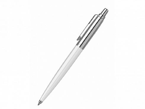 Шариковая ручка Parker Jotter ORIGINALS WHITE CT, стержень: Mblue ЭКО-УПАКОВКА — РПК «Прогресс»