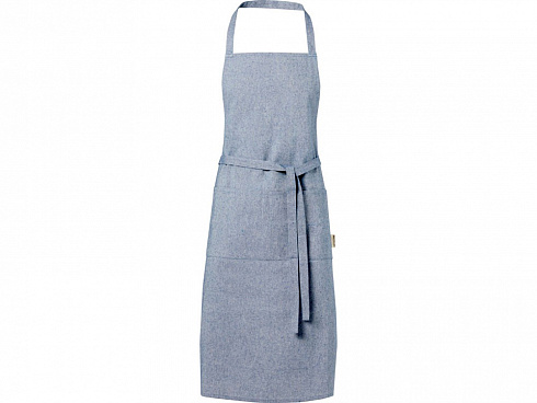 Pheebs 200 g/m2 recycled cotton apron, синий — РПК «Прогресс»