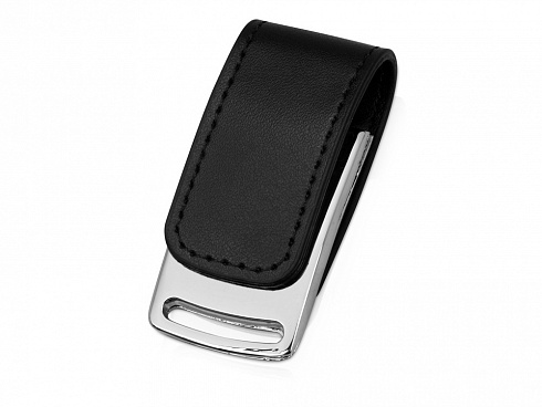 Флеш-карта USB 2.0 16 Gb с магнитным замком Vigo, черный/серебристый — РПК «Прогресс»