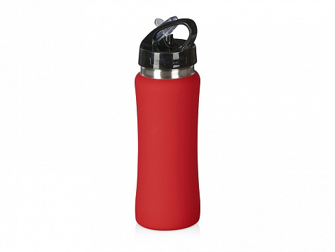 Бутылка для воды Bottle C1, сталь, soft touch, 600 мл, красный — РПК «Прогресс»