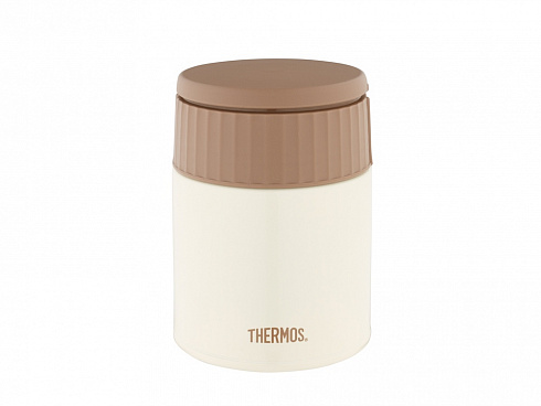 Термос из нерж. стали для еды тм THERMOS JBQ-400-MLK 0.4L, белый — РПК «Прогресс»