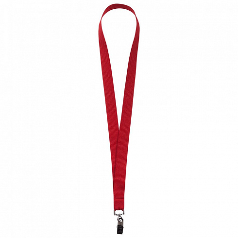 Лента для бейджа Neckband, красная