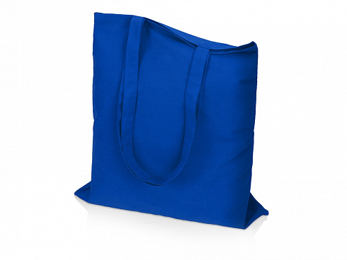 Сумка для шопинга Carryme 140 хлопковая, 140 г/м2, синий — РПК «Прогресс»