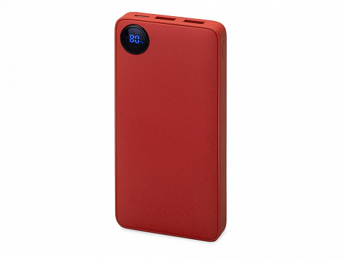 Внешний аккумулятор с дисплеем Mild, 10 000 mAh, красный — РПК «Прогресс»