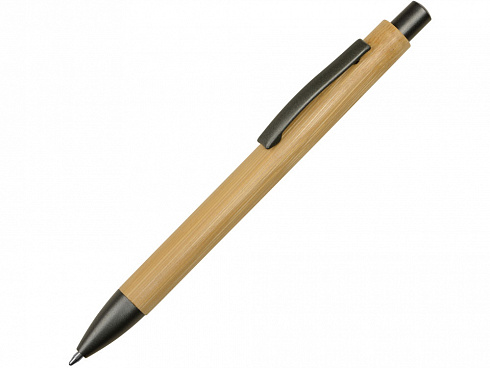 Ручка бамбуковая шариковая Tender Bamboo, темно-серый — РПК «Прогресс»