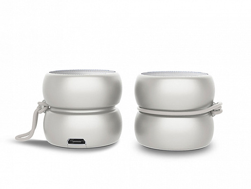 Портативные парные колонки TWS YoYo Stereo, белый — РПК «Прогресс»