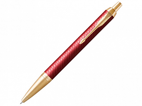 Шариковая ручка Parker IM Premium K318  Red GT, стержень: M, цвет чернил: blue, в подарочной упаковке. — РПК «Прогресс»