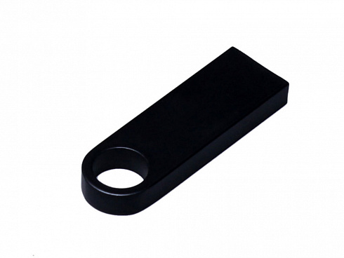 USB 3.0-флешка на 64 Гб с мини чипом и круглым отверстием, черный — РПК «Прогресс»