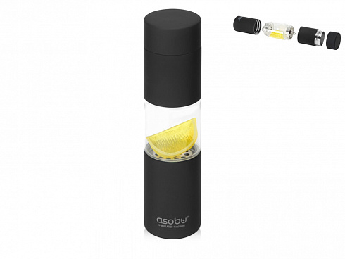 Бутылка для воды FLAVOUR U SEE, 460 мл, черный — РПК «Прогресс»