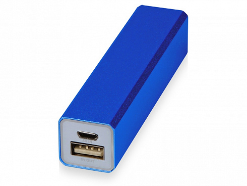 Портативное зарядное устройство Брадуэлл, 2200 mAh, синий — РПК «Прогресс»