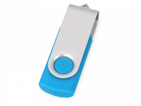Флеш-карта USB 2.0 16 ГБ Квебек, голубой — РПК «Прогресс»