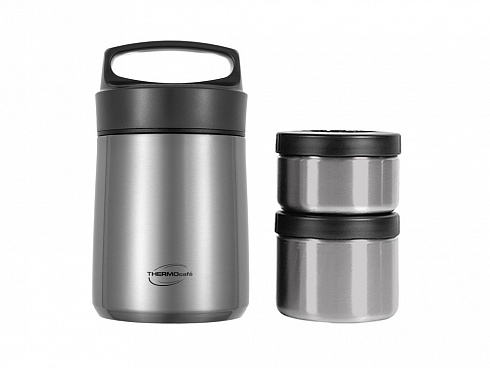 Термос с двумя контейнерами из нерж. стали тм THERMOcafe TCLB-1480SY (SS) 1,48L — РПК «Прогресс»