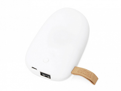 Внешний аккумулятор в форме камня Stone, 5200 mAh, белый — РПК «Прогресс»