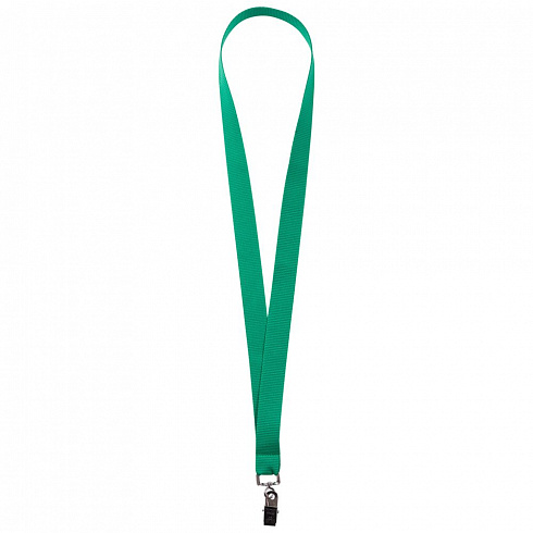 Лента для бейджа Neckband, зеленая