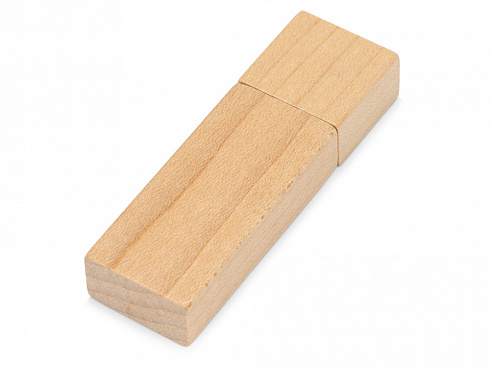 Флеш-карта USB 2.0 16 Gb Woody с магнитным колпачком, натуральный — РПК «Прогресс»