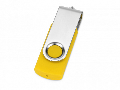 Флеш-карта USB 2.0 16 ГБ Квебек, желтый — РПК «Прогресс»