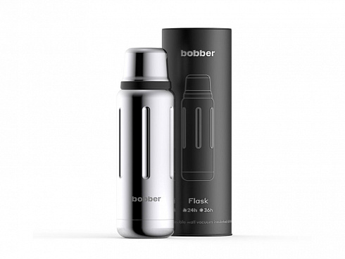 Термос для напитков, вакуумный, бытовой, тм bobber. Объем 0.47 литра. Артикул Flask-470 Glossy — РПК «Прогресс»