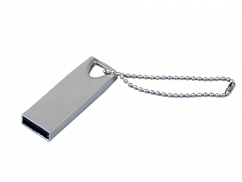 USB 2.0-флешка на 32 Гб с мини чипом, компактный дизайн, стильное отверстие для цепочки — РПК «Прогресс»