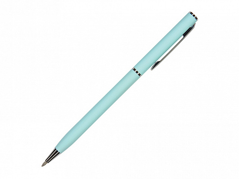 Ручка шариковая автоматическая BrunoVisconti® PALERMO цвет корпуса голубой, soft-touch, 0.7 мм — РПК «Прогресс»