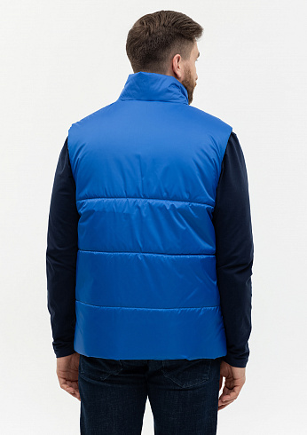 Жилет унисекс STAN утепленный таффета 210T,200, 84, Чёрный,  (20)  (60-62/5XL)