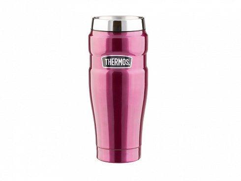 Кружка-термос со стальной колбой SK1005 Matte Raspberry leak proof Vacuum Travel Tumbler, 470ml., красный — РПК «Прогресс»