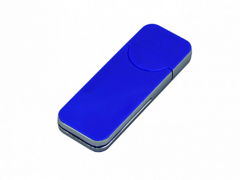 USB-флешка на 128 Гб в стиле I-phone, прямоугольнй формы, синий — РПК «Прогресс»