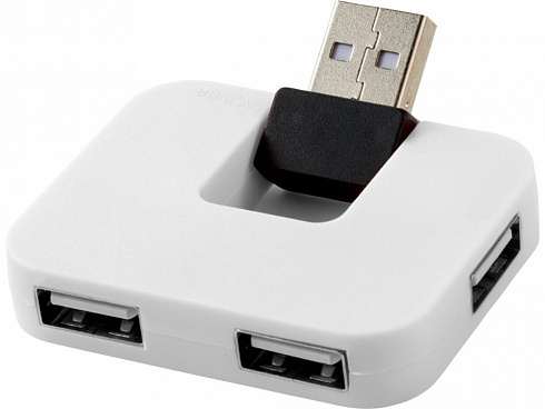 USB Hub Gaia на 4 порта, белый — РПК «Прогресс»