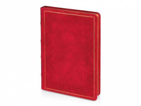 Ежедневник недатированный А5 Royal, красный с бронзовым срезом — РПК «Прогресс»