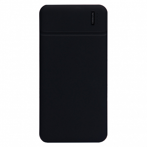 Универсальный аккумулятор OMG Flash 10 (10000 мАч) с подсветкой и soft touch,черный,13,7х6,87х1,55мм