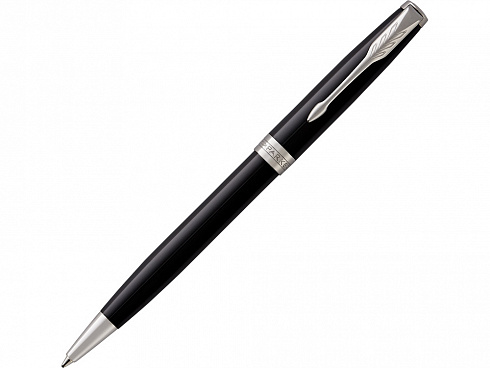 Ручка шариковая Parker Sonnet Core Black Lacquer CT, черный/серебристый — РПК «Прогресс»