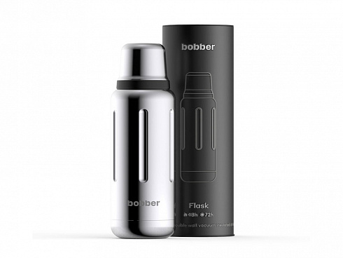 Термос для напитков, вакуумный, бытовой, тм bobber. Объем 1 литр. Артикул Flask-1000 Glossy — РПК «Прогресс»