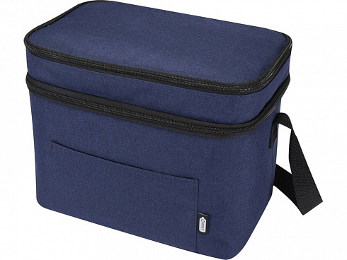 Tundra сумка-холодильник из переработанного РЕТ-пластика, сертиф. согласно GRS - Heather navy — РПК «Прогресс»