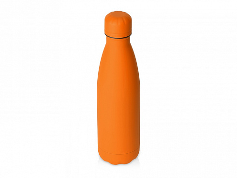 Вакуумная термобутылка Vacuum bottle C1, soft touch, 500 мл, оранжевый — РПК «Прогресс»
