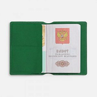 Обложка для паспорта Detalli, зеленая