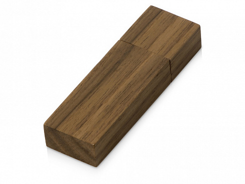 Флеш-карта USB 2.0 16 Gb Woody с магнитным колпачком, темное дерево — РПК «Прогресс»