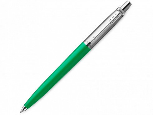 Шариковая ручка Parker Jotter, цвет GREEN, цвет чернил синий, толщина линии M , в подарочной коробке — РПК «Прогресс»