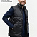 Жилет унисекс STAN утепленный таффета 210T,200, 84, Чёрный,  (20)  (60-62/5XL)